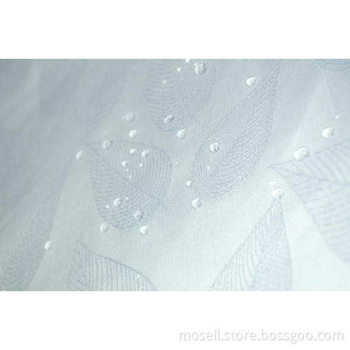 100% Polyester Solid Color Waterproof Shower Curtain​